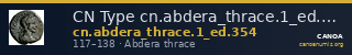 CN Type cn.abdera_thrace.1_ed.354 — CANOA