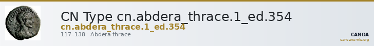 CN Type cn.abdera_thrace.1_ed.354 — CANOA