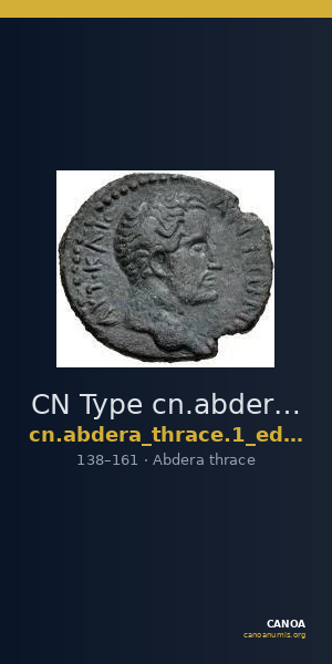CN Type cn.abdera_thrace.1_ed.355 — CANOA