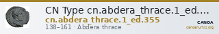 CN Type cn.abdera_thrace.1_ed.355 — CANOA