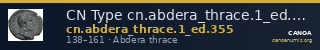 CN Type cn.abdera_thrace.1_ed.355 — CANOA