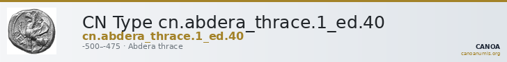 CN Type cn.abdera_thrace.1_ed.40 — CANOA