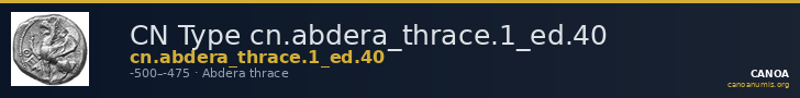 CN Type cn.abdera_thrace.1_ed.40 — CANOA