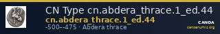 CN Type cn.abdera_thrace.1_ed.44 — CANOA