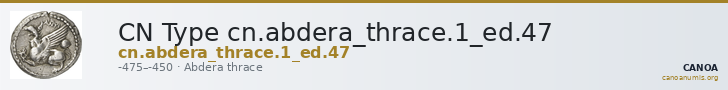 CN Type cn.abdera_thrace.1_ed.47 — CANOA