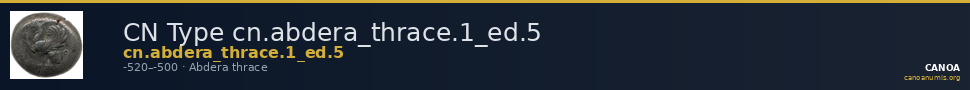 CN Type cn.abdera_thrace.1_ed.5 — CANOA
