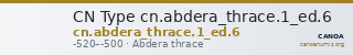 CN Type cn.abdera_thrace.1_ed.6 — CANOA