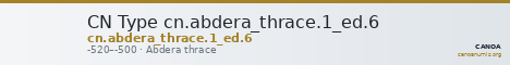 CN Type cn.abdera_thrace.1_ed.6 — CANOA