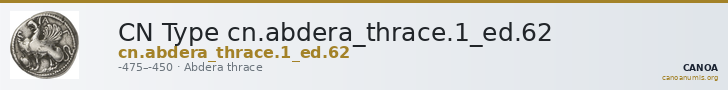 CN Type cn.abdera_thrace.1_ed.62 — CANOA