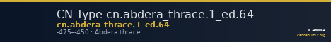 CN Type cn.abdera_thrace.1_ed.64 — CANOA