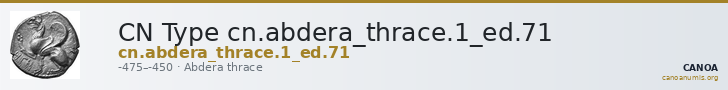 CN Type cn.abdera_thrace.1_ed.71 — CANOA
