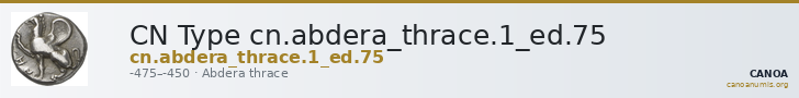 CN Type cn.abdera_thrace.1_ed.75 — CANOA