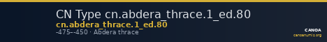 CN Type cn.abdera_thrace.1_ed.80 — CANOA