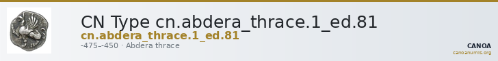 CN Type cn.abdera_thrace.1_ed.81 — CANOA