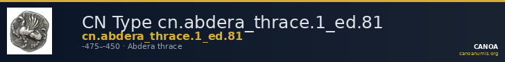 CN Type cn.abdera_thrace.1_ed.81 — CANOA