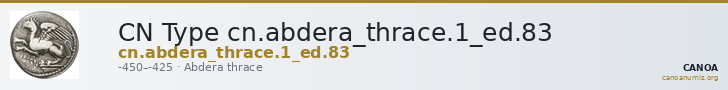 CN Type cn.abdera_thrace.1_ed.83 — CANOA