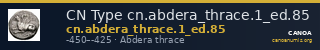 CN Type cn.abdera_thrace.1_ed.85 — CANOA