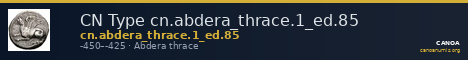 CN Type cn.abdera_thrace.1_ed.85 — CANOA