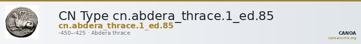 CN Type cn.abdera_thrace.1_ed.85 — CANOA