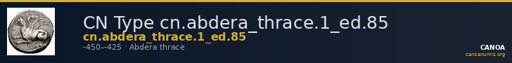 CN Type cn.abdera_thrace.1_ed.85 — CANOA
