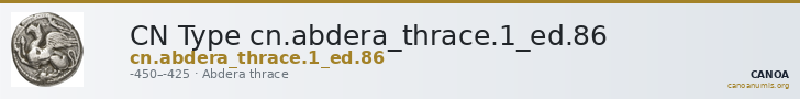 CN Type cn.abdera_thrace.1_ed.86 — CANOA