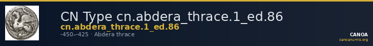 CN Type cn.abdera_thrace.1_ed.86 — CANOA
