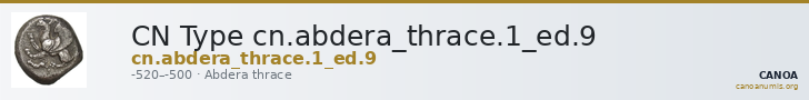 CN Type cn.abdera_thrace.1_ed.9 — CANOA