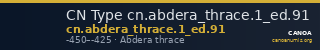 CN Type cn.abdera_thrace.1_ed.91 — CANOA
