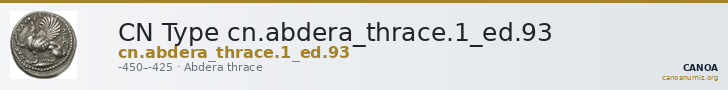 CN Type cn.abdera_thrace.1_ed.93 — CANOA