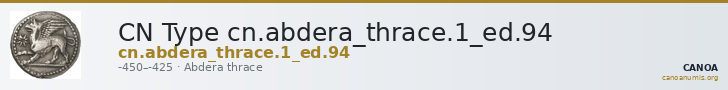 CN Type cn.abdera_thrace.1_ed.94 — CANOA
