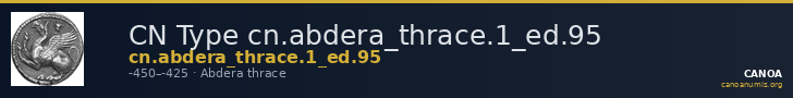 CN Type cn.abdera_thrace.1_ed.95 — CANOA