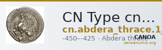 CN Type cn.abdera_thrace.1_ed.99 — CANOA