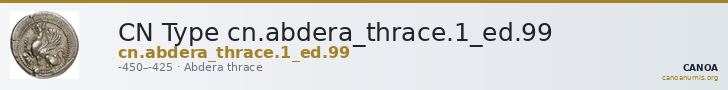 CN Type cn.abdera_thrace.1_ed.99 — CANOA