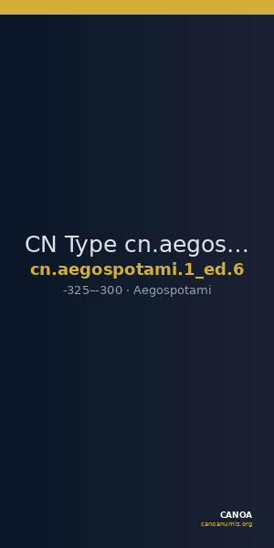 CN Type cn.aegospotami.1_ed.6 — CANOA