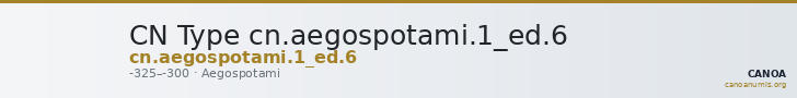 CN Type cn.aegospotami.1_ed.6 — CANOA