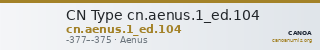 CN Type cn.aenus.1_ed.104 — CANOA