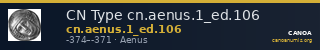 CN Type cn.aenus.1_ed.106 — CANOA