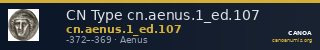 CN Type cn.aenus.1_ed.107 — CANOA