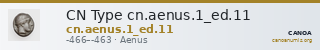 CN Type cn.aenus.1_ed.11 — CANOA