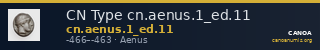 CN Type cn.aenus.1_ed.11 — CANOA