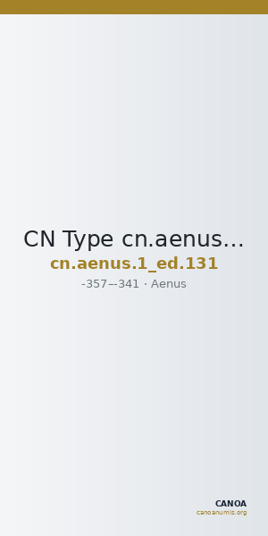 CN Type cn.aenus.1_ed.131 — CANOA