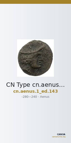 CN Type cn.aenus.1_ed.143 — CANOA
