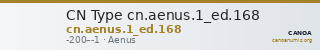 CN Type cn.aenus.1_ed.168 — CANOA