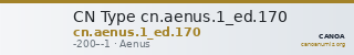 CN Type cn.aenus.1_ed.170 — CANOA