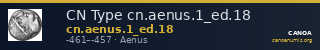 CN Type cn.aenus.1_ed.18 — CANOA