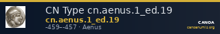 CN Type cn.aenus.1_ed.19 — CANOA