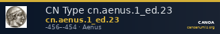 CN Type cn.aenus.1_ed.23 — CANOA