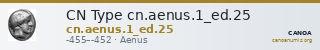 CN Type cn.aenus.1_ed.25 — CANOA