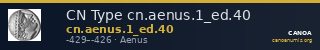 CN Type cn.aenus.1_ed.40 — CANOA