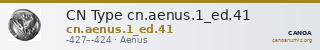 CN Type cn.aenus.1_ed.41 — CANOA